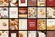 Bakery Instagram Canva Template, a Social Media Template by Mia Branding Studio (Thumbnail 1 of 4)