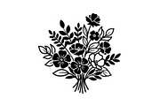 Floral Ornament Silhouette Bundle, an Illustration by BIPLOB EXPERT (Thumbnail 5 of 51)