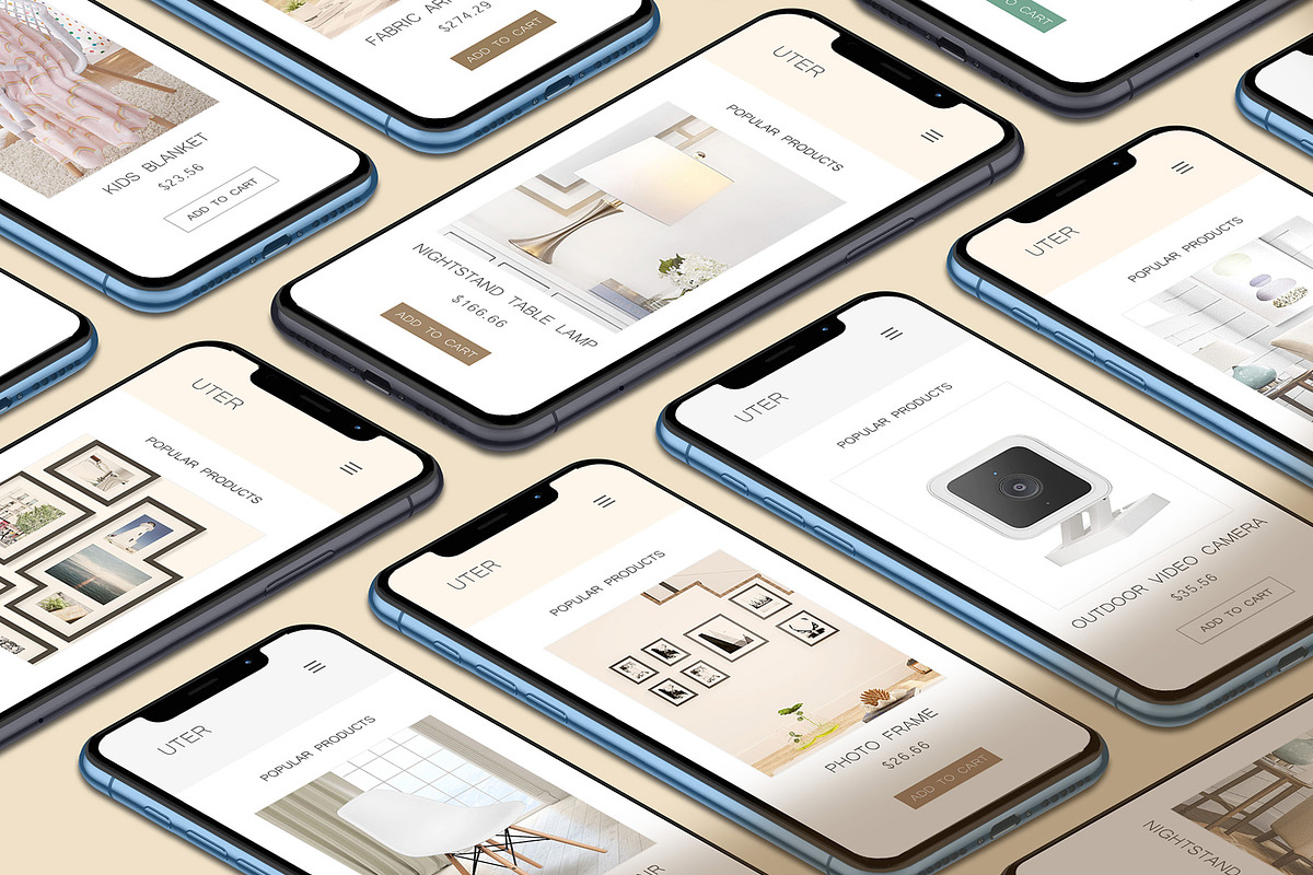 3D iPhone Presentation Mock-Up 25, an iPhone Mockup by Graphicsworld125 (Photo 2 of 9)