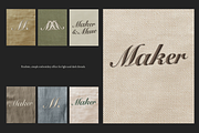 MAKER | Logo Embroidery Mockup, an Apparel Mockup by Duet Atelier (Thumbnail 5 of 5)