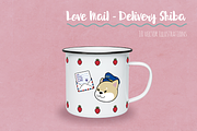 Love Mail ~ Delivery Shiba, an Illustration by Candy Horror Shop (Thumbnail 7 of 7)
