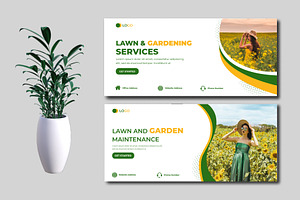 Gardening Social Media Cover Design