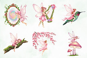 Watercolor Magical Garden Pink Png, an Illustration by Creative Art (Thumbnail 6 of 8)