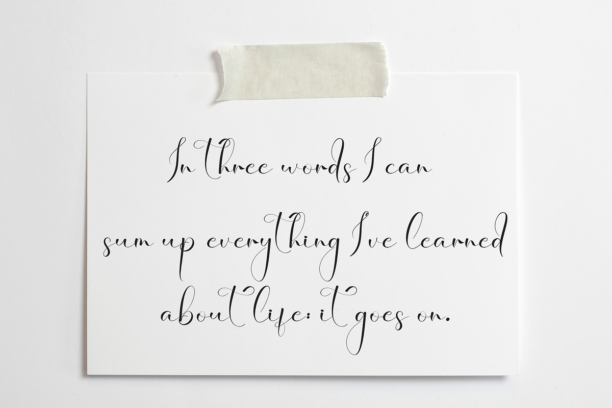 Sometimes | Script Font, a Handwritten Font by Scratchones (Photo 3 of 8)
