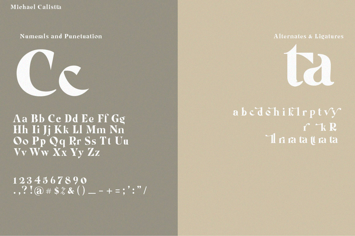Michaela Calistta - Roman Serif, a Serif Font by Anxiety Studio (Photo 20 of 21)