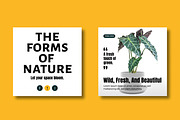 Fresh Botanical Social Media Post, a Social Media Template by MightyDesign (Thumbnail 4 of 8)