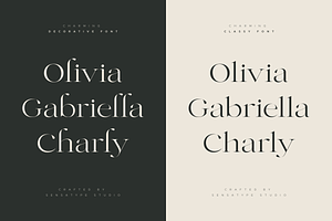 Charming - Classy & Decorative Font