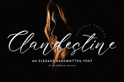 Clandestine - Handwritten Font, a Script Font by Alpaprana (Thumbnail 1 of 10)