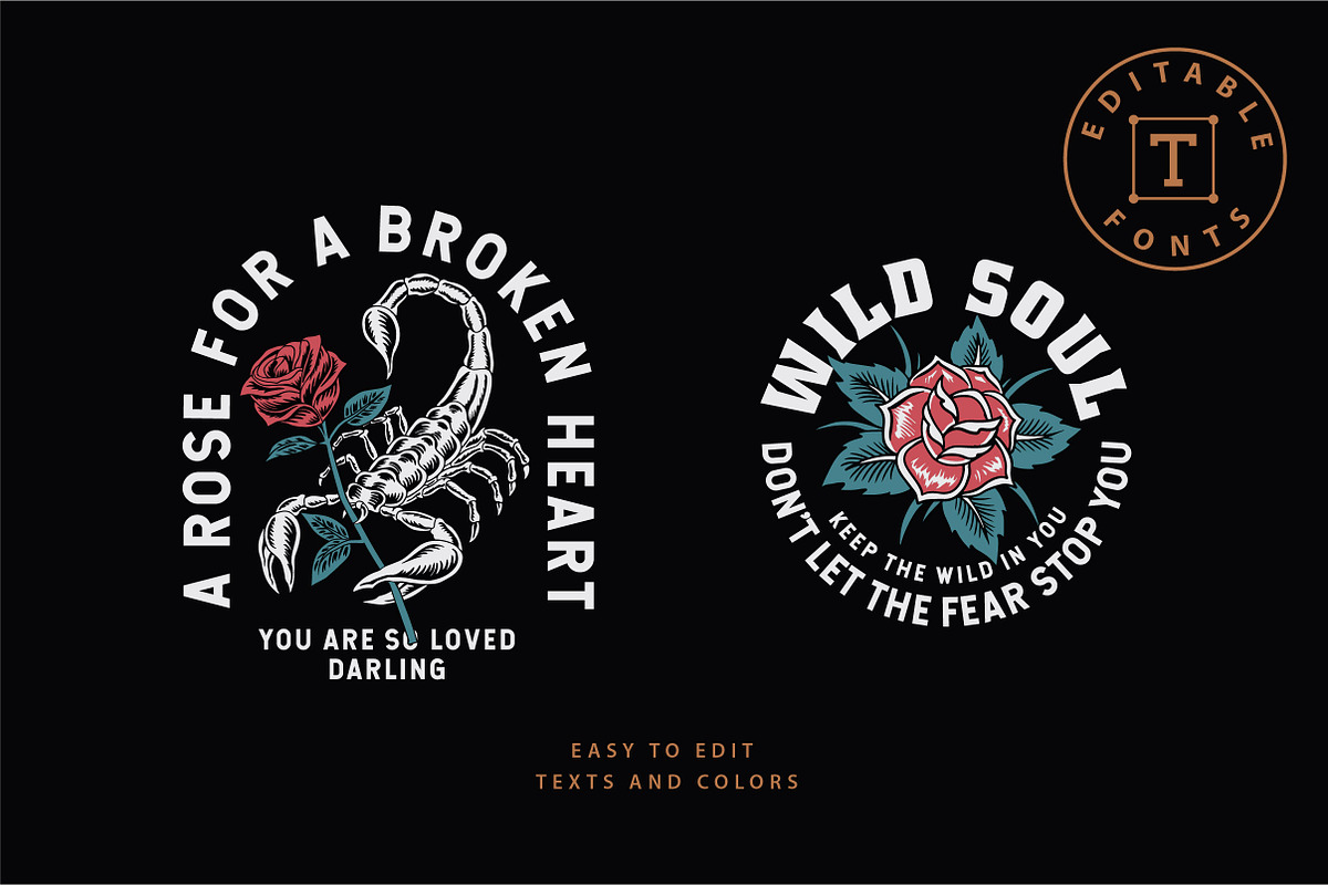 Set of wild theme vector artworks, a Branding & Logo Template by cd-design.co (Photo 5 of 6)