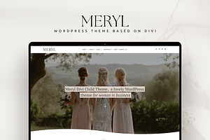 Photography Meryl WordPress Divi 5, a WordPress Template by Lovely Confetti