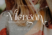 Vilergan Serif Font, a Serif Font by Typegoals Studio (Thumbnail 1 of 9)
