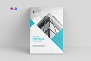 Simple Proposal Template I Canva, a Brochure Template by PixWork (Thumbnail 1 of 10)