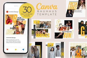 Stay Golden-Canva Instagram Template, a Social Media Template by Mintistic Design
