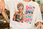 Stress Less Live Colorfully PNG, a Seasonal Illustration by Rose Art (Thumbnail 2 of 4)