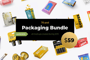 70 PSD -90% Packaging Bundle 2019