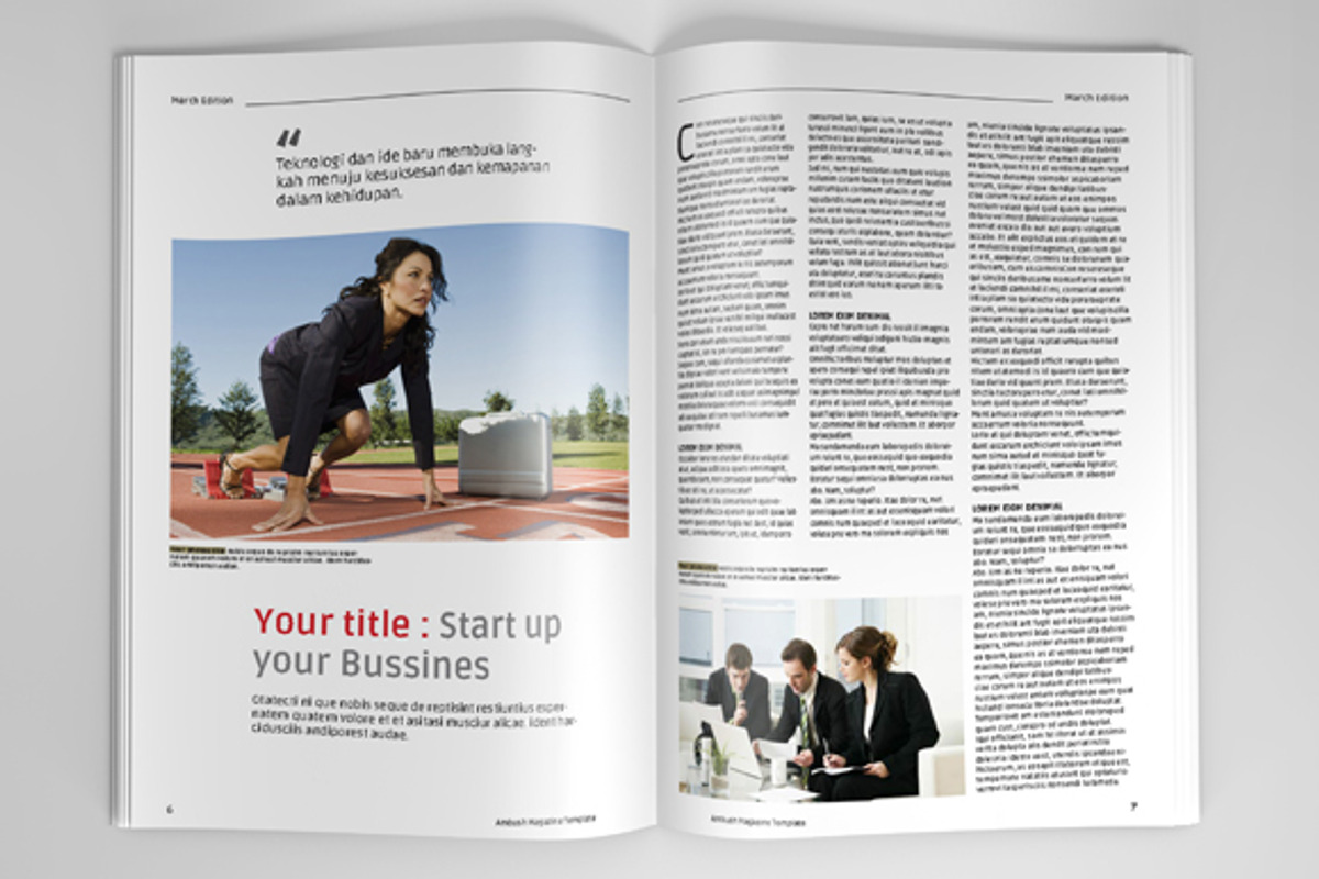 Multipurpose Magazine, a Magazine Template by DesignCorner (Photo 4 of 5)