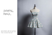 Women's Strapless Mini Dress Mockups, a Product Mockup by mock-ups (Thumbnail 9 of 17)