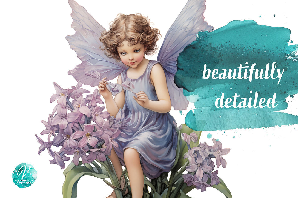Vintage Style Spring Fairies, a Person Illustration by Verdigris Studios (Photo 4 of 4)