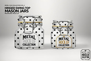 Hinged Swing Top Metal Jars Mockup, a Product Mockup by INCDesign (Thumbnail 5 of 7)
