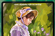 PROCREATE VINTAGE OIL PAINTING KIT, a Brush Add-On by AlexandraArt (Thumbnail 6 of 9)