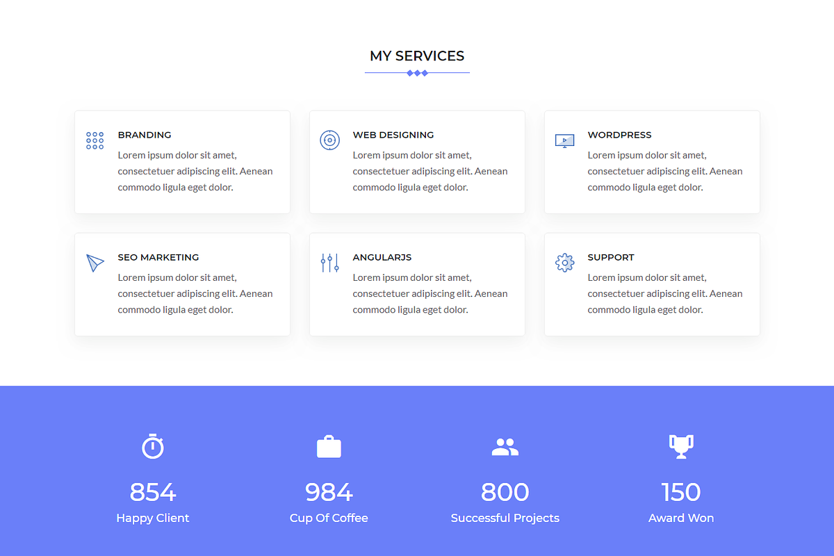 Selfme -Responsive Personal Template, a Bootstrap Template by Pichforest Studio (Photo 3 of 7)