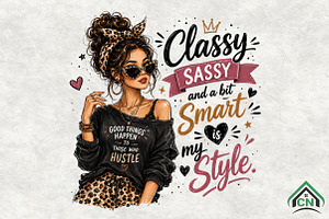Classy Sassy and Smart PNG, a Seasonal Illustration by Craft Nest