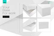 Donuts Box Mock-up, a Product Mockup by Mocca Mockups Store (Thumbnail 4 of 5)