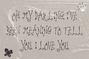 Stay Away My Darling Weird Font, a Handwritten Font by The October Creative (Thumbnail 6 of 8)