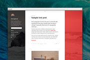 Novelist tumblr theme, a Websites & App Template by Pixel Revel (Thumbnail 1 of 3)