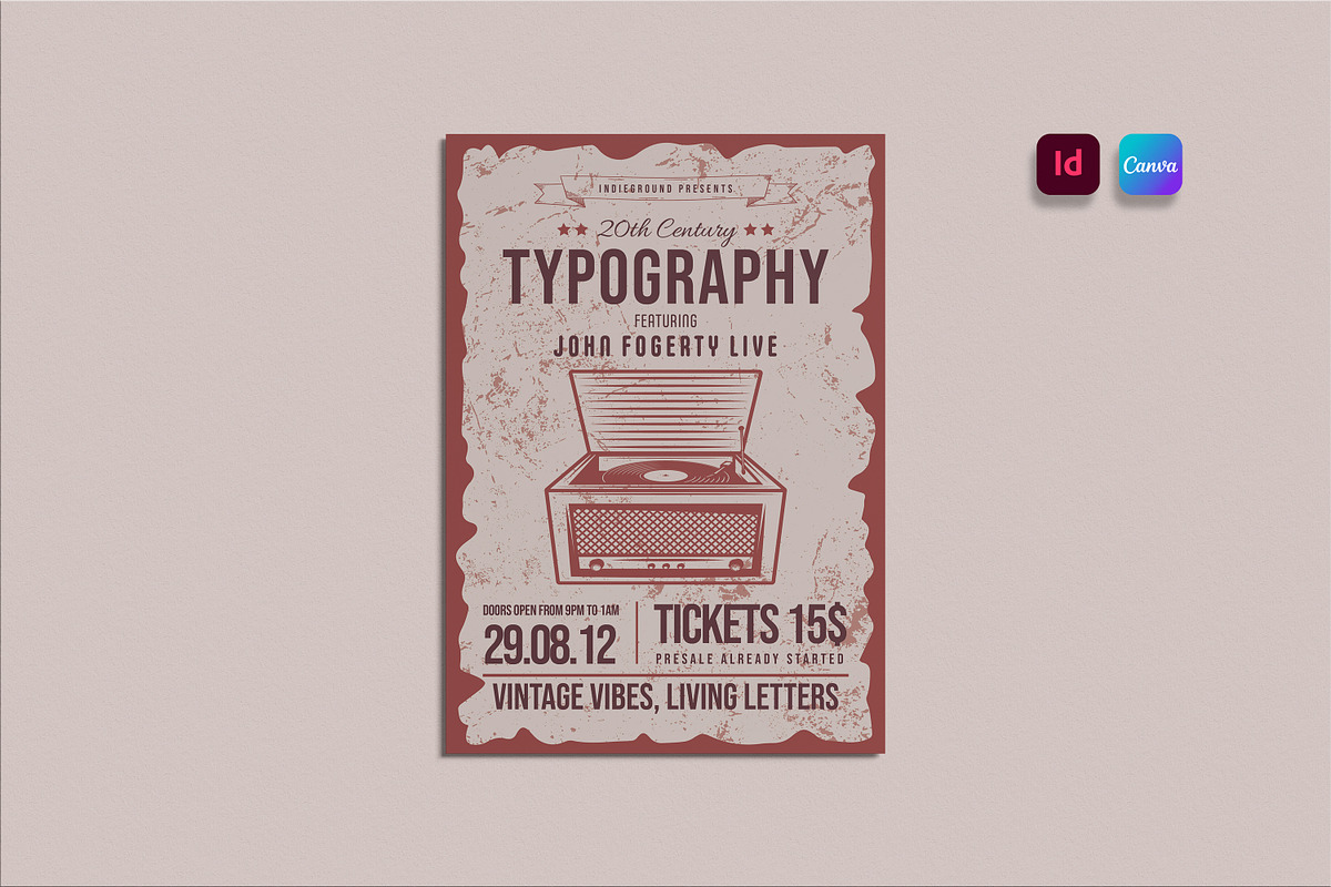 Typography Flyer Template