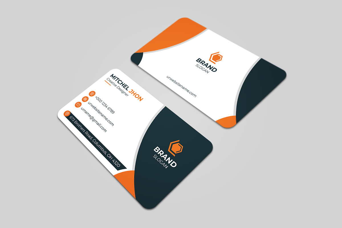 Creative & Modern Business Card, a Business Card Template by GFXCity (Photo 3 of 4)