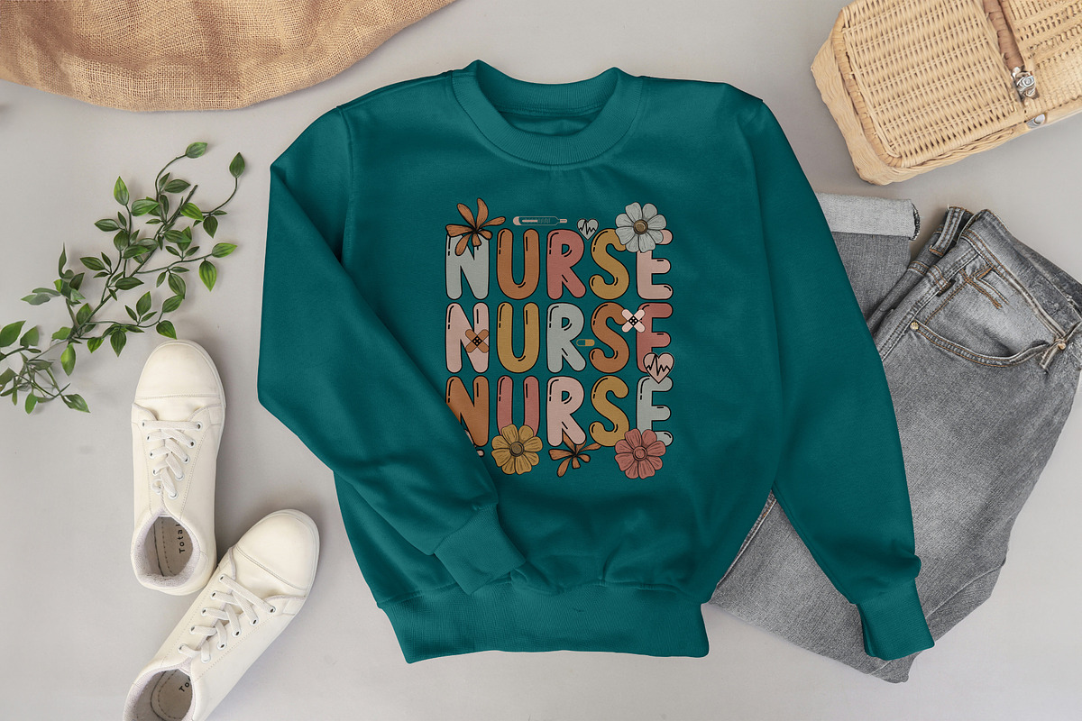 Nurse Typography Shirt PNG, a Graphic by Vector Portal (Photo 1 of 5)