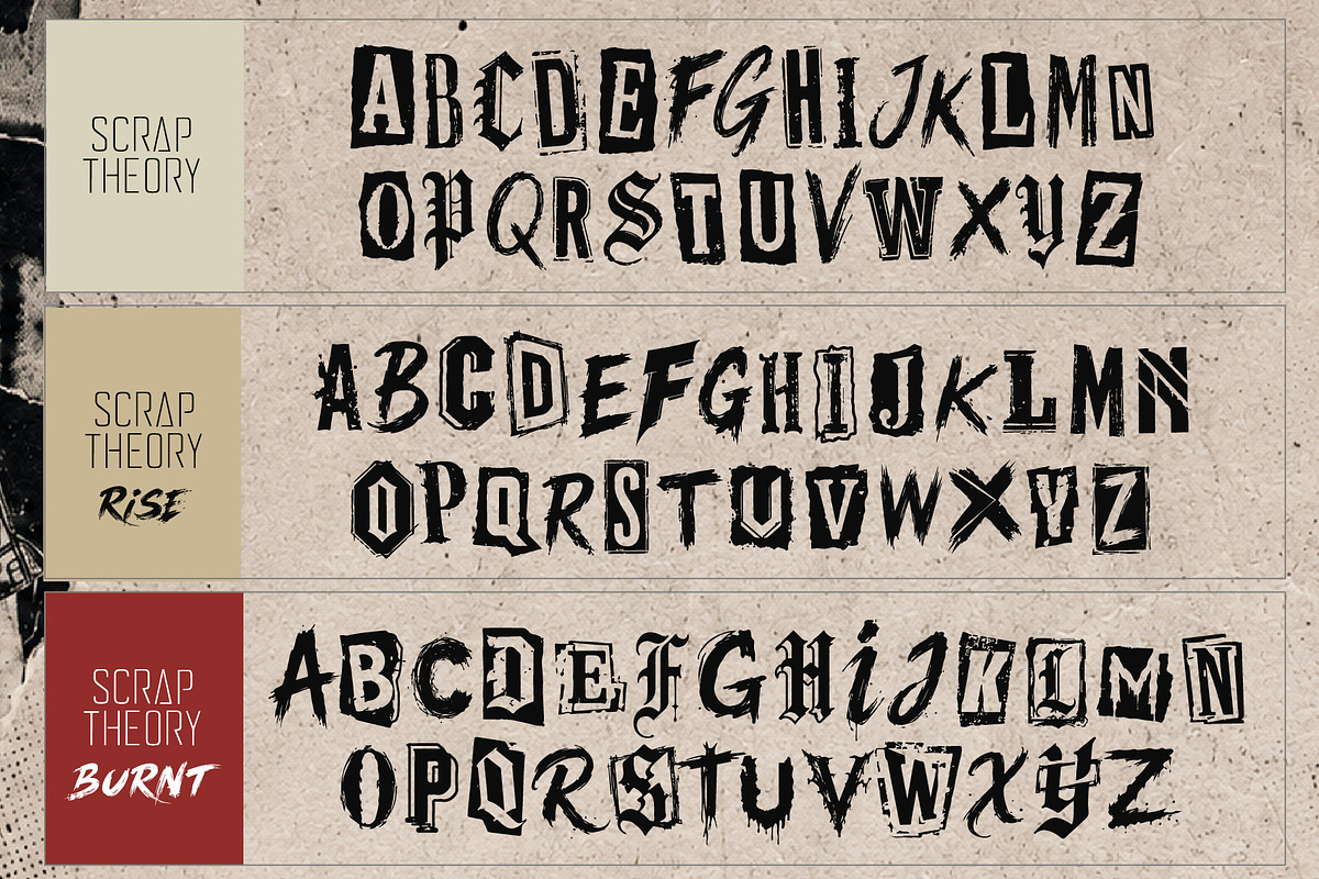 ScrapTheory - Endless Disorder, a Handwritten Font by HypeWorksCo (Photo 11 of 13)