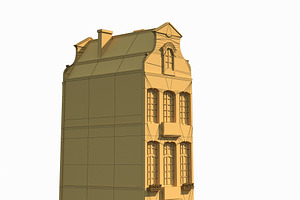 Buildings Facade 181 Low Poly