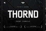THORND - Sans Serif Font Family, a Sans Serif Font by Ckybe's Corner (Thumbnail 1 of 9)