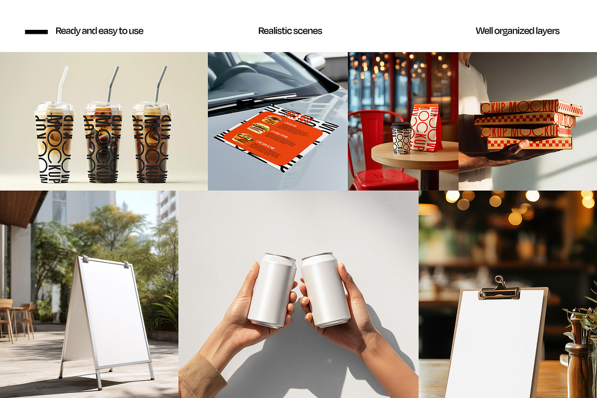 Food Truck Sign & Menu Mockup Set, a Packaging Mockup by Mego-studio (Photo 6 of 8)