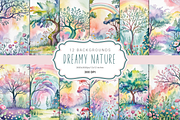 Dreamy Forest, a Background Graphic by Curve Design (Thumbnail 1 of 7)