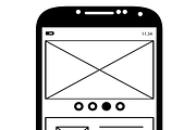 Illustrator Shapes for Wireframing, a Wireframe Template by vladocar (Thumbnail 3 of 4)