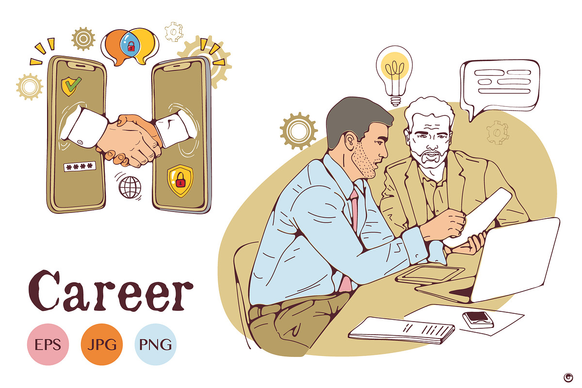 Career, a Person Illustration by Olillia (Photo 8 of 11)