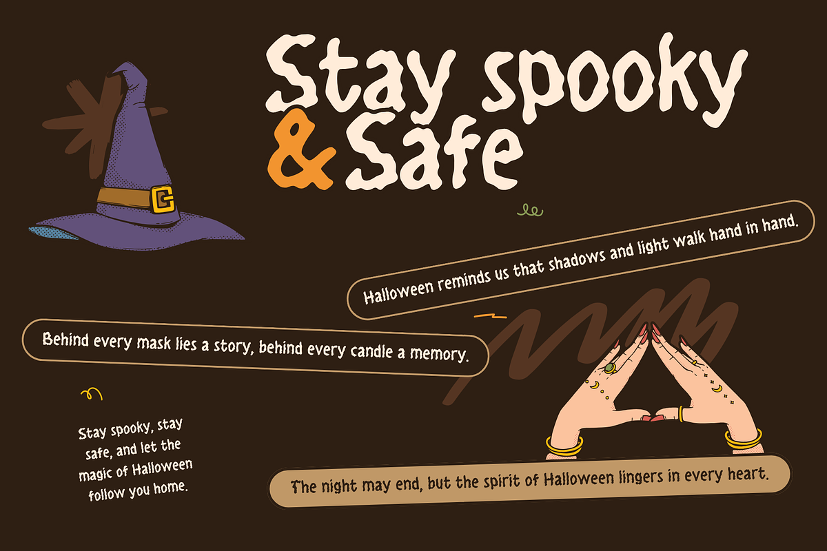 Ghoul Stain – Organic Horror Font, a Handwritten Font by BearyType Studio (Photo 9 of 10)