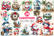 Merry Maritime Christmas Clipart, a Work Illustration by Dream Creation (Thumbnail 1 of 5)