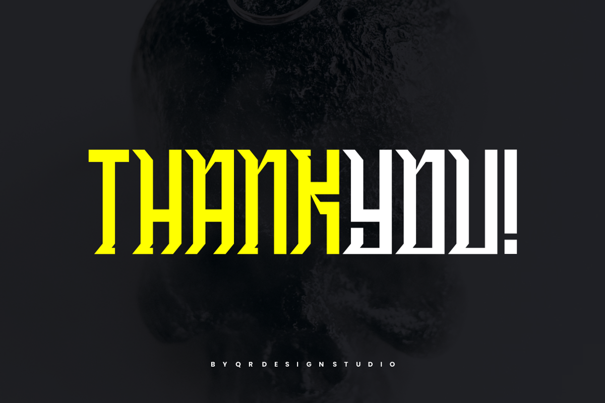 Besovero - Artdeco & Gothic Font, a Blackletter Font by QR Design Studio (Photo 6 of 6)