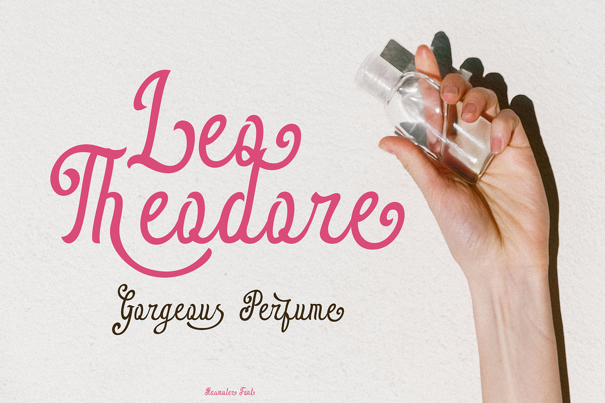Hasmuter Retro Script, a Script Font by madeDeduk (Photo 7 of 8)