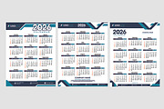 2026 calendar design A4 template, a Print Template by DESIGNSKIT (Thumbnail 2 of 2)