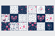 Seamless Floral Patterns, a Pattern Graphic by Tkoko vectors & patterns (Thumbnail 9 of 11)