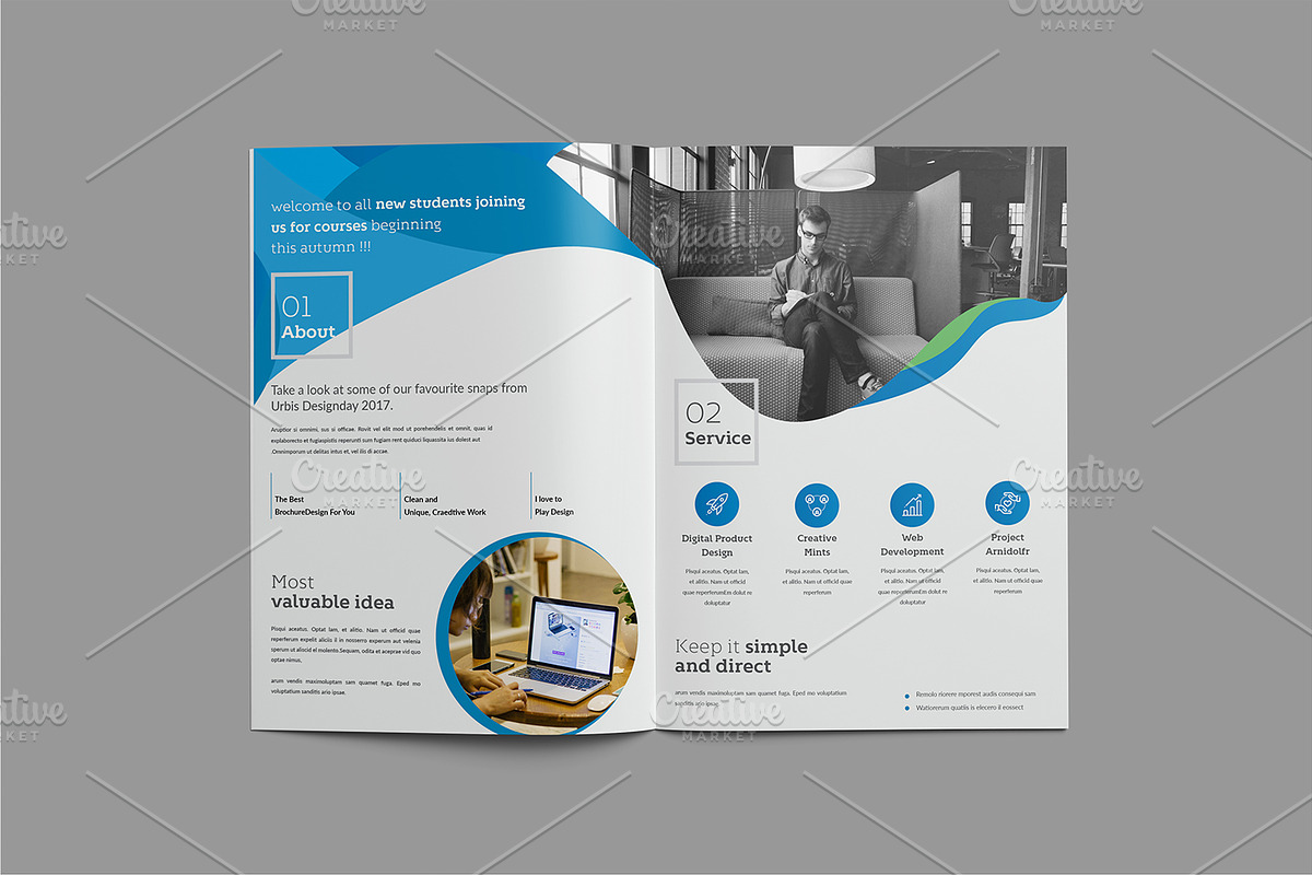 Bi fold Multipurepose Brochure, a Brochure Template by Addaxx (Photo 1 of 4)