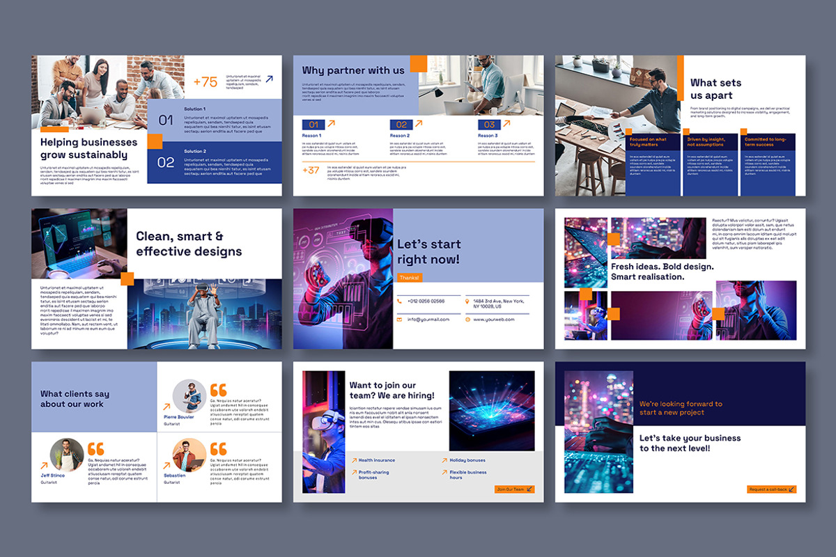 Digital Company PowerPoint, a Presentation Template by FathurFateh (Photo 3 of 5)