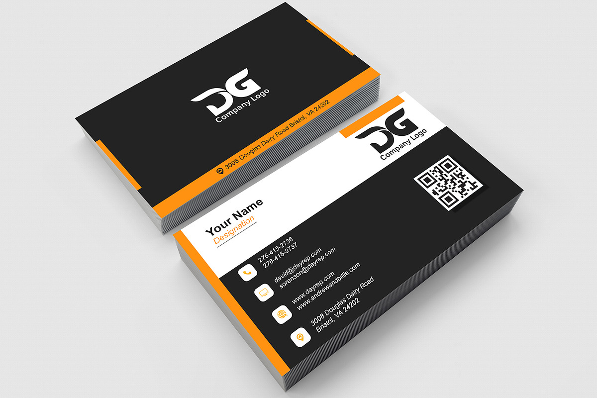 Client Manager Business Card PSD preview 5