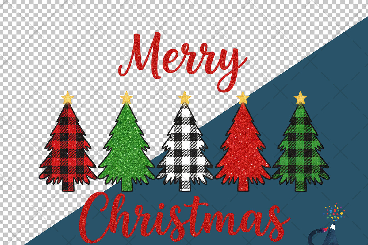 Merry Christmas Tree Png, an Illustration by Creative Art (Photo 5 of 6)
