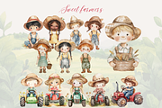 Cute Farm Animals Clipart, an Animal Illustration by ClipArtCharm (Thumbnail 3 of 5)
